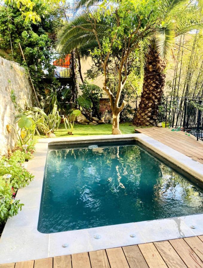 Appartement Lumineux Avec Terrasse Jardin Et Acces Piscine Villefranche-sur-Mer Exterior foto